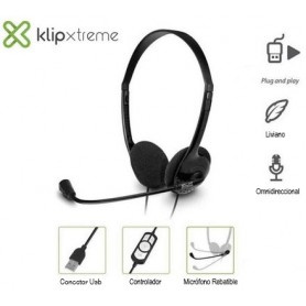 Auricular Con Microfono Para Pc Usb Headset Klipxtreme Sekual