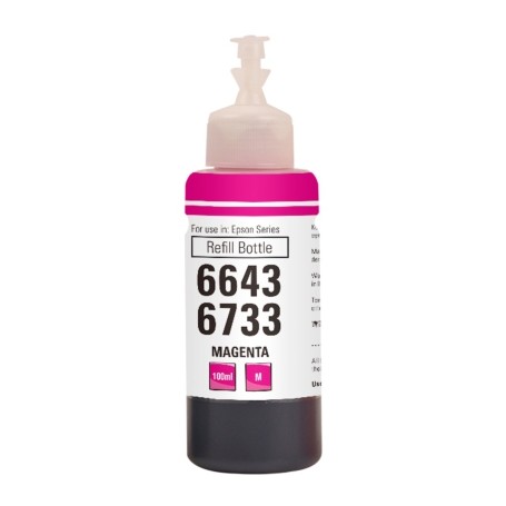 TINTA ALTERNATIVA EPSON TECNOVIBE T664 MAGENTA 100ML SISTEMA CONTINUO