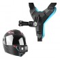 Soporte Para Gopro Casco Moto Frontal Menton Pera