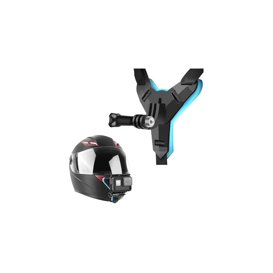 Soporte Para Gopro Casco Moto Frontal Menton Pera