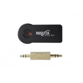 Conversor Receptor De Audio Bluetooth A Auxiliar Stereo 3.5mm Nisuta Ns-Costbl