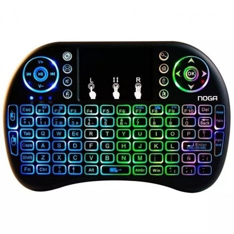 MINI TECLADO CONTROL INALAMBRICO RGB SMART NOGA NKB-K2R TOUCH