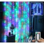 Cortina Luces Led Usb Tipo Lluvia 8 Funciones 300 leds Colores 3mts Etheos Lunl3usbcoe