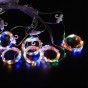 Cortina Luces Led Usb Tipo Lluvia 8 Funciones 300 leds Colores 3mts Etheos Lunl3usbcoe