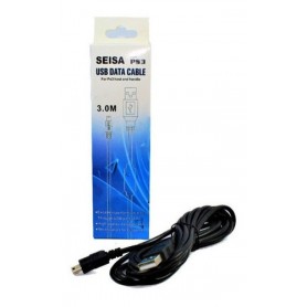 Cable Mini Usb 5 Pines 3mts Seisa Hys-P330