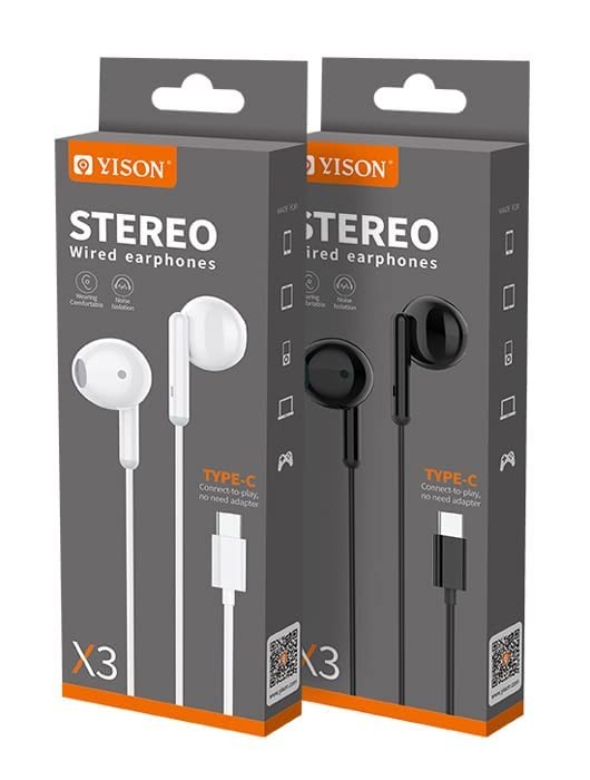 Auricular Con Cable Usb-C Yison X3 Manos Libre