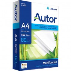 Resma A4 Autor 80Gr 500 Hojas