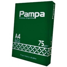 Resma A4 Pampa 75Gr Blanco 500 Hojas