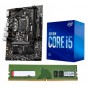 Combo Actualizacion Microprocesador Intel i5 10400 + Ddr4 8gb Ram + Mother H410