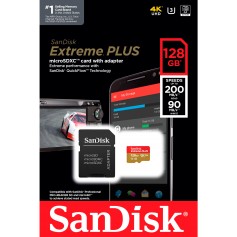 Memoria Micro Sd 128Gb Sandisk Extreme Plus U3 microSDXC 200mb/s 4K UHD