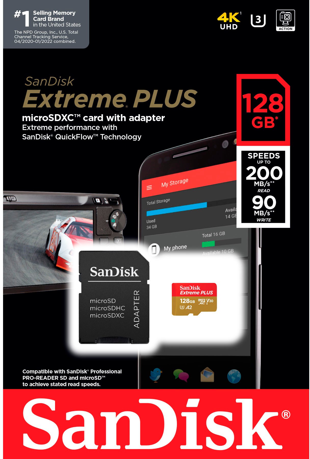 Sandisk extreme best sale plus
