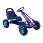 KARTING DEPORTIVO GO KART A PEDAL RUEDAS NEUMATICOS INFLABLES AZUL