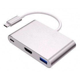 Conversor Adaptador Entrada Usb-C A Salida Hdmi Usb-C Usb 3.0 Wisesir