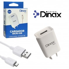 Cargador Para Celular Tablet Con Cable Micro Usb V8 Dinax Dx-Car-3.0-V8