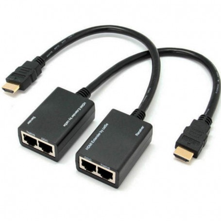 Extensor Alargue De Hdmi Por Utp Hasta 30Mts Full Hd