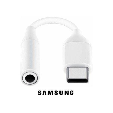 Cable Adaptador Samsung Type C a Jack 3.5 Hembra Adaptador Audio Original Uc-10 Tipo C