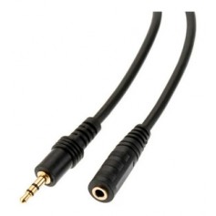 CABLE AUDIO MINIPLUG M / MINIPLUG H ALARGUE EXTENSION AUXILIAR 1.8 Mts ANBYTE