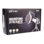 Microfono Condensador Para Pc Streaming Cardioide Anti Pop Con Tripode Noga Mic-St02s
