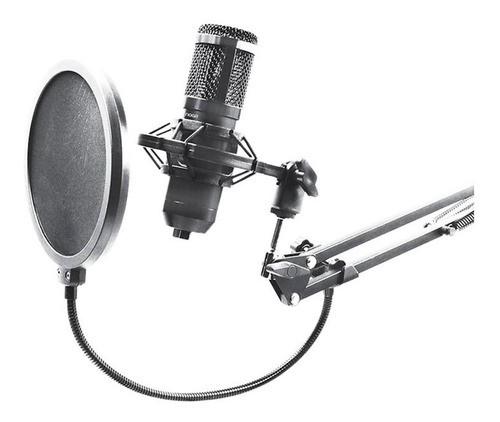 Microfono Condensador Con Brazo Para Pc Streaming Cardioide Anti Pop Con  Tripode Noga Mic-St800