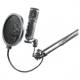 Microfono Condensador Con Brazo Para Pc Streaming Cardioide Anti Pop Con Tripode Noga Mic-St700
