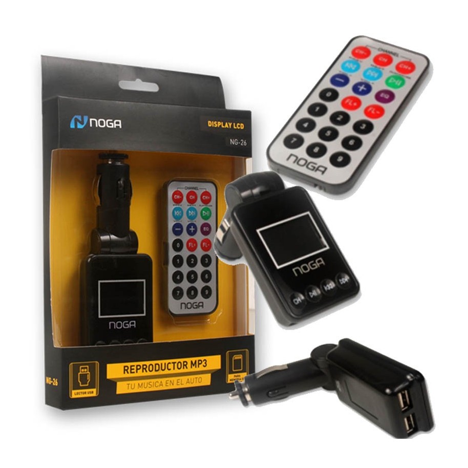 Nk Transmisor FM/MP3 Bluetooth con Cargador