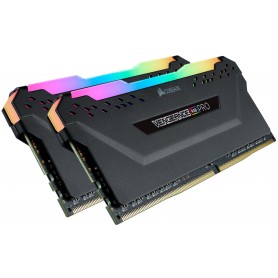 Memoria Ram Udimm Ddr4 16gb (2x8gb) Gamer Corsair Vengeance Rgb Pro Black 3200mhz