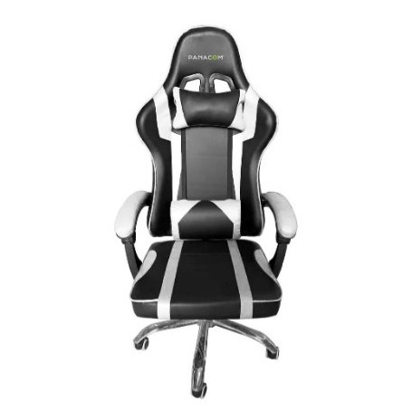 Silla Sillon Butaca Gamer Reclinable Panacom Gm-9974ch Blanco