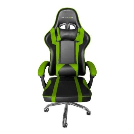 Silla Sillon Butaca Gamer Reclinable Panacom Gm-9974ch Verde