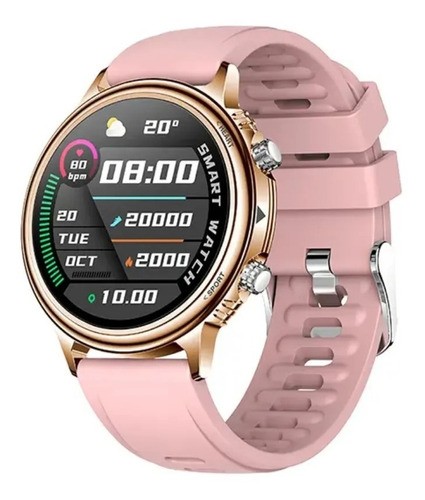 Smartwatch Reloj Inteligente Smart Band Mujer Homb Noga Sw04 Rosa