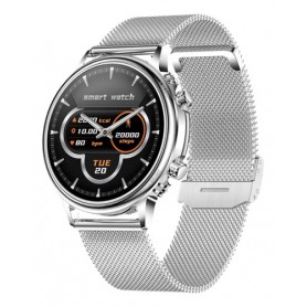 Smartwatch Reloj Inteligente Noga Ng-Sw08 Sumergible Plateado