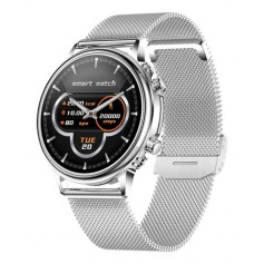 Smartwatch Reloj Inteligente Noga Ng-Sw08 Sumergible Plateado