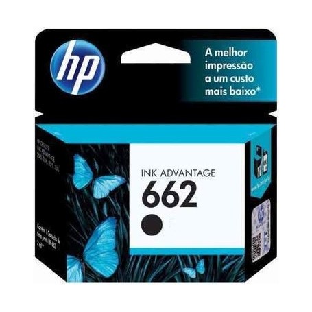 Cartucho Hp Original 662 2ml Negro