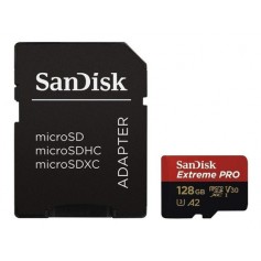 Memoria Micro Sd 128Gb Sandisk Extreme Pro U3 microSDCX UHS-I 200mb/s 4K UHD SDSQXCY-128G-GN6MA