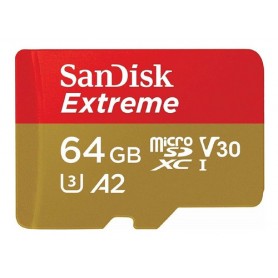 Memoria Micro Sd 64Gb Sandisk Extreme A2 U3 V30 170Mbps Sdsqxa2-064g-gn6mn