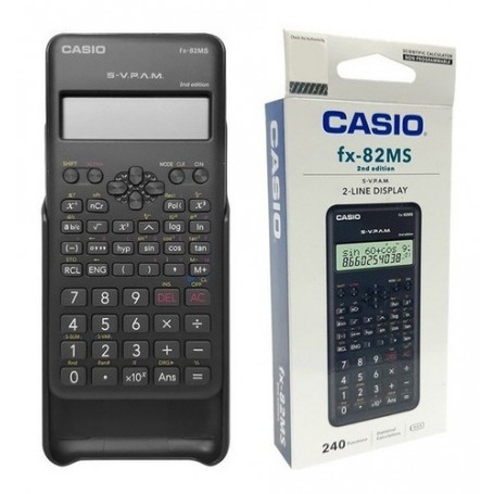 CALCULADORA CIENTIFICA CASIO FX-82MS 240 FUNCIONES PILA AA