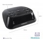 Radio Reloj FM AM Noblex Rj960 Despertador Alarma 220v