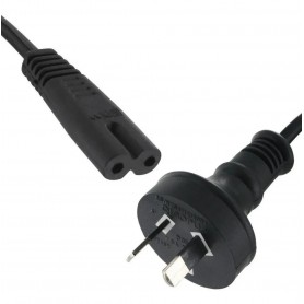 Cable De Tension IEC C7 Interlock 8 Power 220V Fuentes Radios Playstation 1.5mts