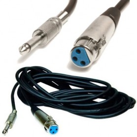 Cable Canon A Plug 6.5mm 1.5mts Para Microfono Karaoke