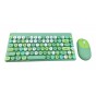 Kit Teclado & Mouse Inalambrico Noga S5700 Verde