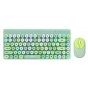 Kit Teclado & Mouse Inalambrico Noga S5700 Verde