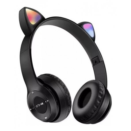 Auricular Inalambrico Bluetooth Vincha Orejas RGB Ng-C473bt