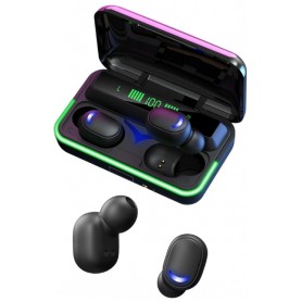 Auricular Inalambrico Bluetooth In Ear Con Powerbank Cargador Portatil 1200mAh E10 MiPods