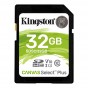 Memoria SD 32gb Clase 10 Canvas Select Plus 100mb/s Kingston