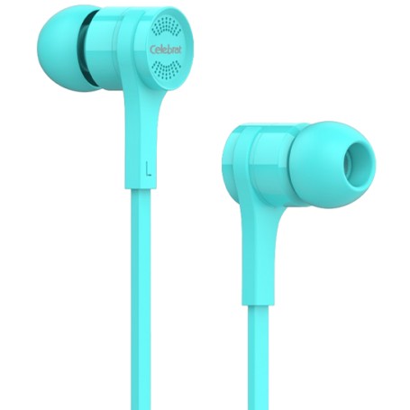 Auricular In Ear Celebrat Sky-1 Con Microfono Manos Libre Cable Plano