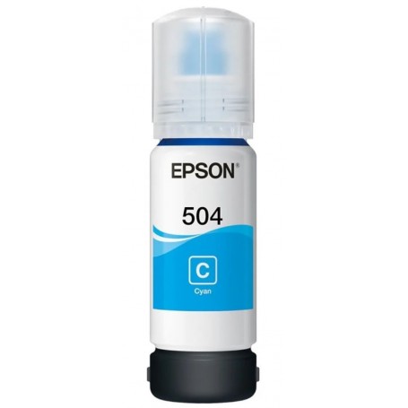 TINTA EPSON 504 T504220-AL CYAN 70ML L4150 L4160 L6161 L6171 L6191 ORIGINAL