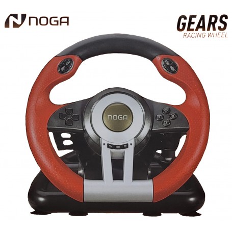 Volante Con Pedalera Noga Gears Para PC PS3 PS4 Xbox One Xbox Series X / S Nintendo Switch