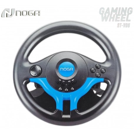 Volante Con Pedalera Noga Stormer Gaming Wheel St-V06 Para PC PS3 PS4 Xbox One Nintendo Switch