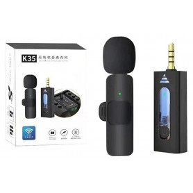 Microfono Inalambrico Corbatero Mini Plug Auxiliar Jack 3.5mm Bluetooth K35