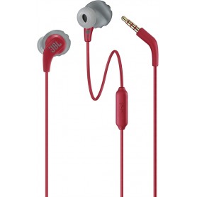 Auricular Con Cable Deportivo JBL Endurance Run Rojo Resistente A Traspiracion