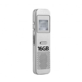 Grabador Digital De Voz Periodista Daza Dz-S616gsl Tiempo De Grabacion 25hs 16gb Memoria Interna
